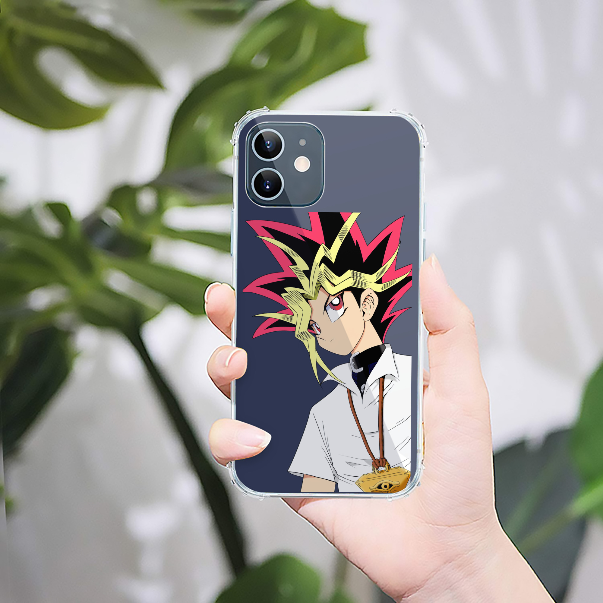 （画像用） 遊☆戯☆王 Yu-Gi-Oh! 【iPhone 12シリーズ対応】透明スマホケース（クリアソフトケース）